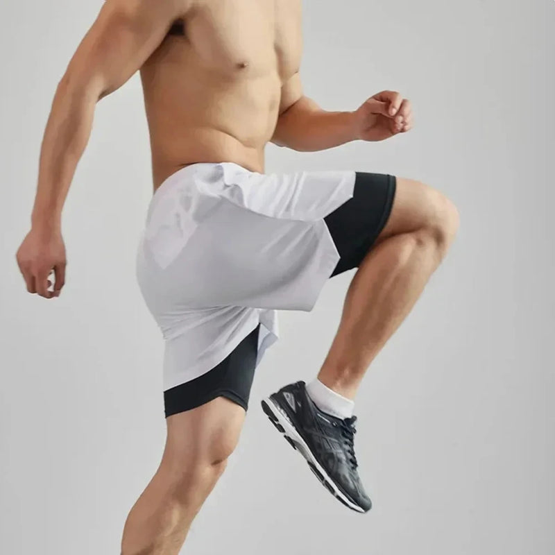 Shorts Masculino Esportivo 2 em 1