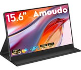 MONITOR PORTÁTIL 15.6” FULL HD Amoudo 15.6 Inch 1920x1080P Mobile Display IPS LCD  USBC Mini HDMI Extend Display