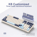 Teclado Mecânico Gamer Sem Fio K8 100